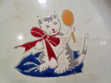 画像5: 猫、ホーロー皿 (5)